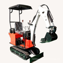 Factory Price Boom Swing Crawler Mini Bagger 0.8 Ton Mini Excavator